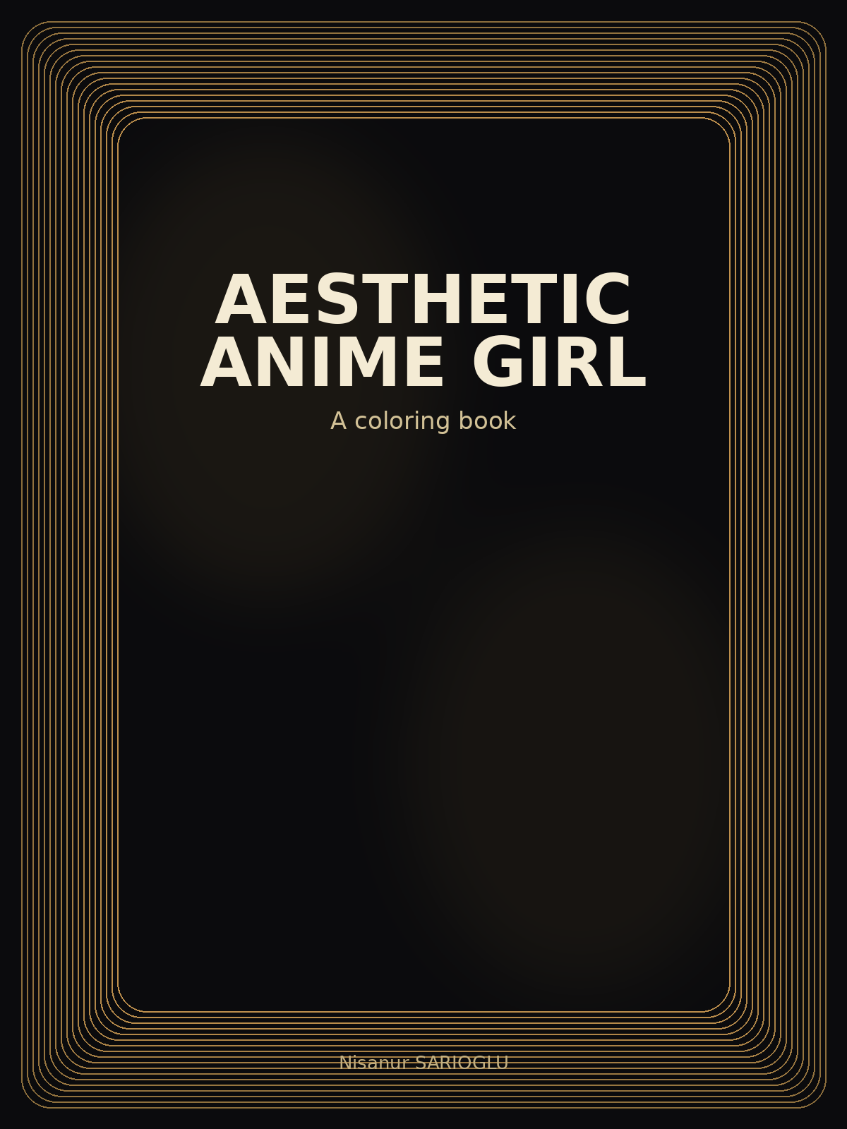 Couverture graphique du livre AESTHETIC ANIME GIRL